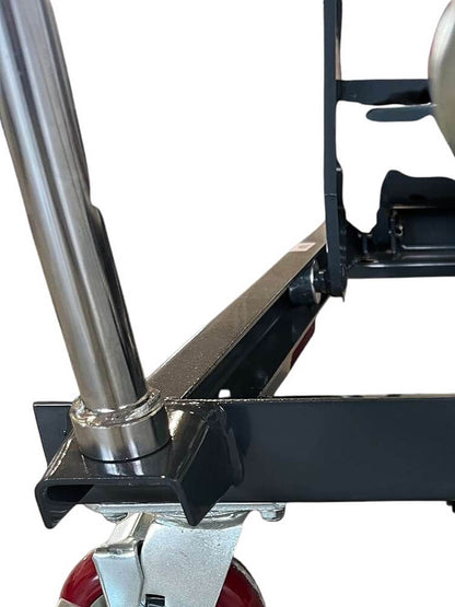 Scissor lift table trolley 500 kg load capacity with double  | GGM Tools
