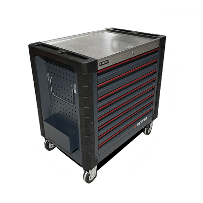 Retter R13 PRO tool cabinet technical drawing showing exact dimensions and 175 kg weight