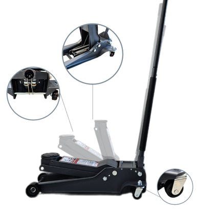 Car jack 5.0t low profile large lifting height, 95-552mm | G | GGM Tools