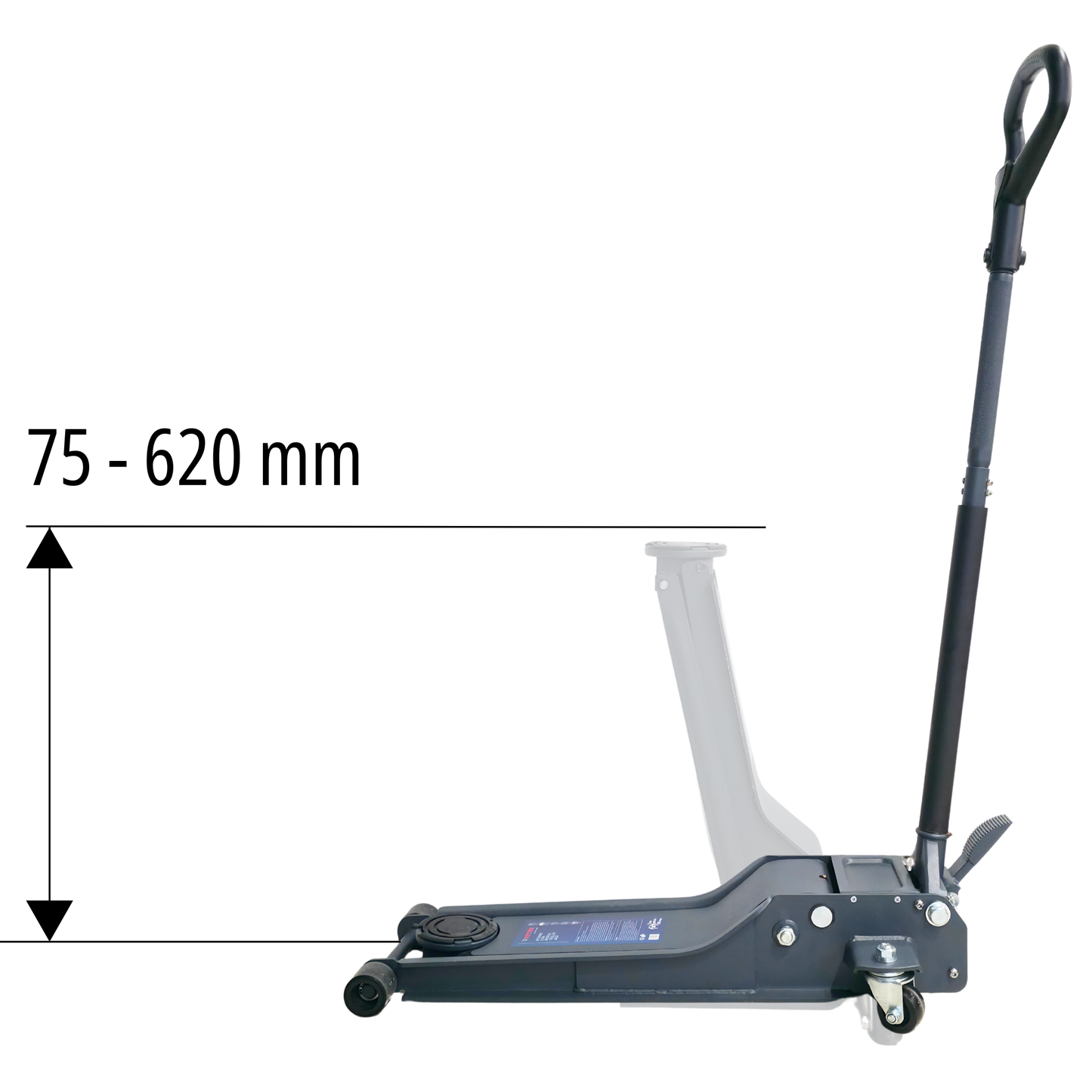 RETTER RTK 9181 car jack 4 t double piston hydraulic 75mm -  | GGM Tools