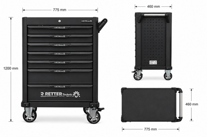 Tool trolley with tools 324 pieces. | GGM Tools