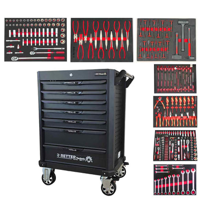 Tool trolley with tools 324 pieces. | GGM Tools