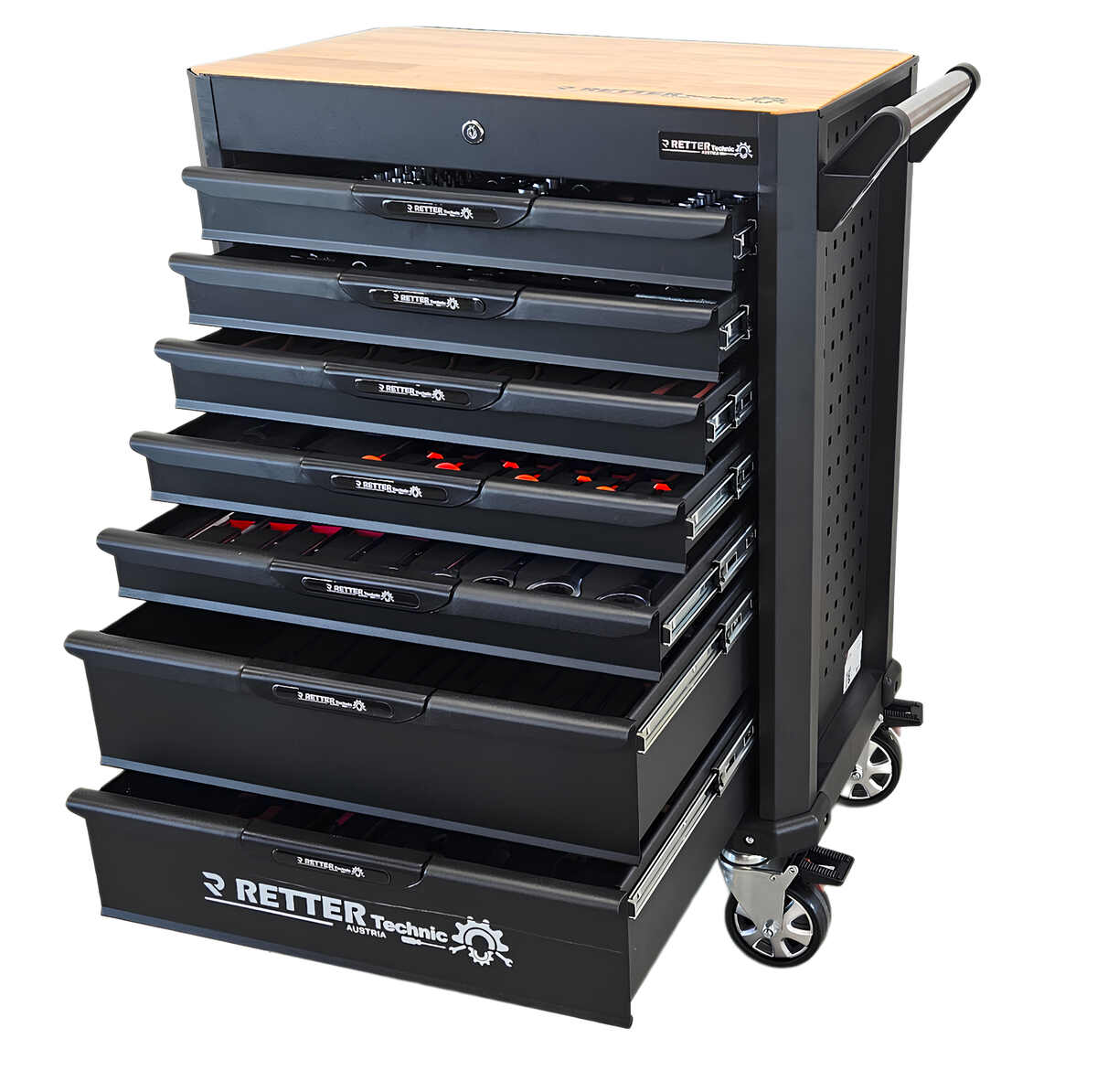 Tool trolley with tools 324 pieces. | GGM Tools