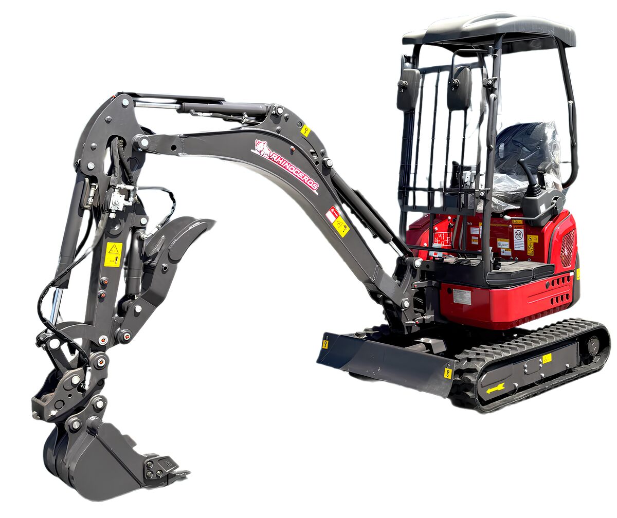 Rhinoceros XN18L diesel mini excavator - Kubota engine 16 HP | GGM Tools