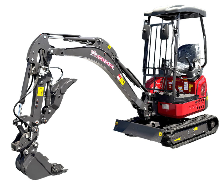 Rhinoceros XN18L diesel mini excavator - Kubota engine 16 HP