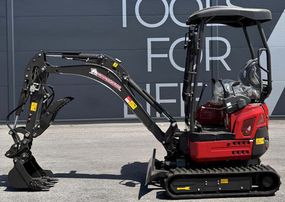 Rhinoceros XN18L diesel mini excavator - Kubota engine 16 HP | GGM Tools