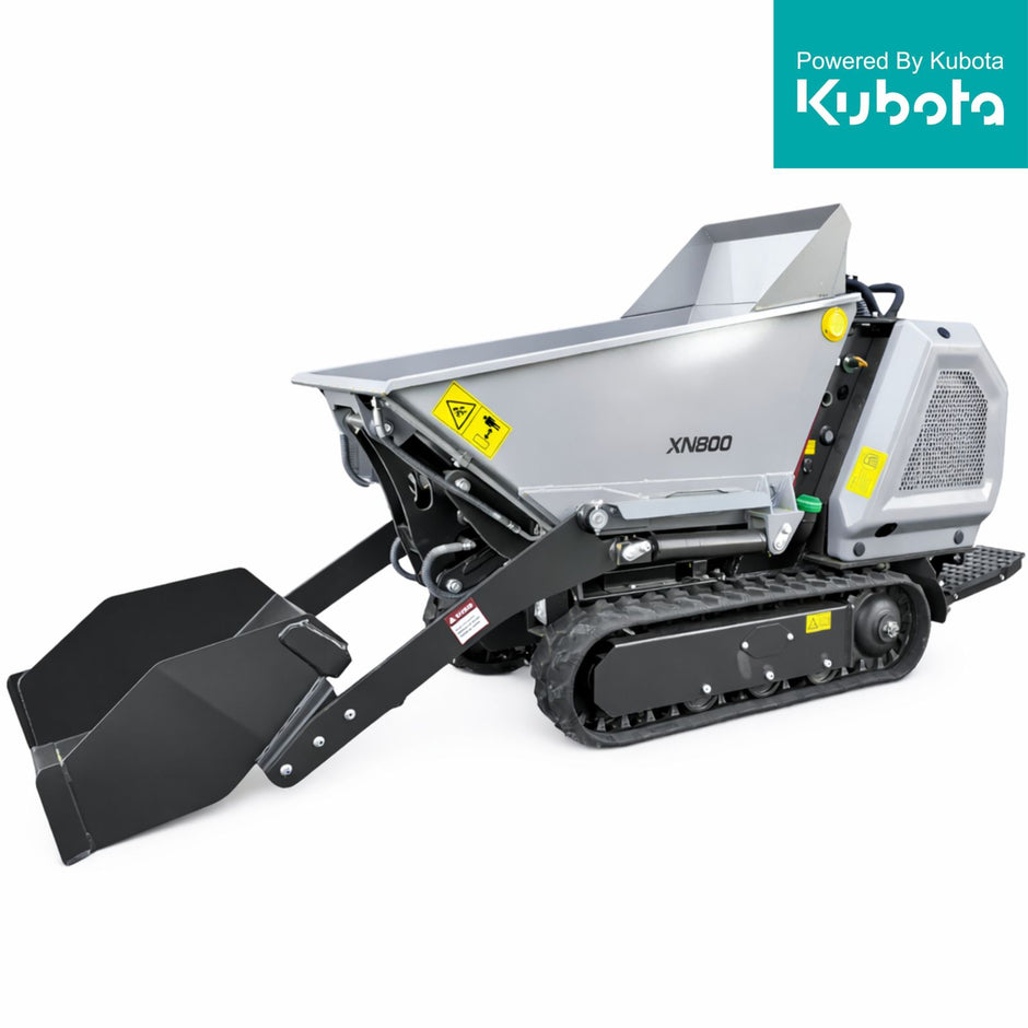 Mini Dumper XN800 Profiline mit Raupenantrieb - 14 PS mit Hochentladung | Kubota - Motor