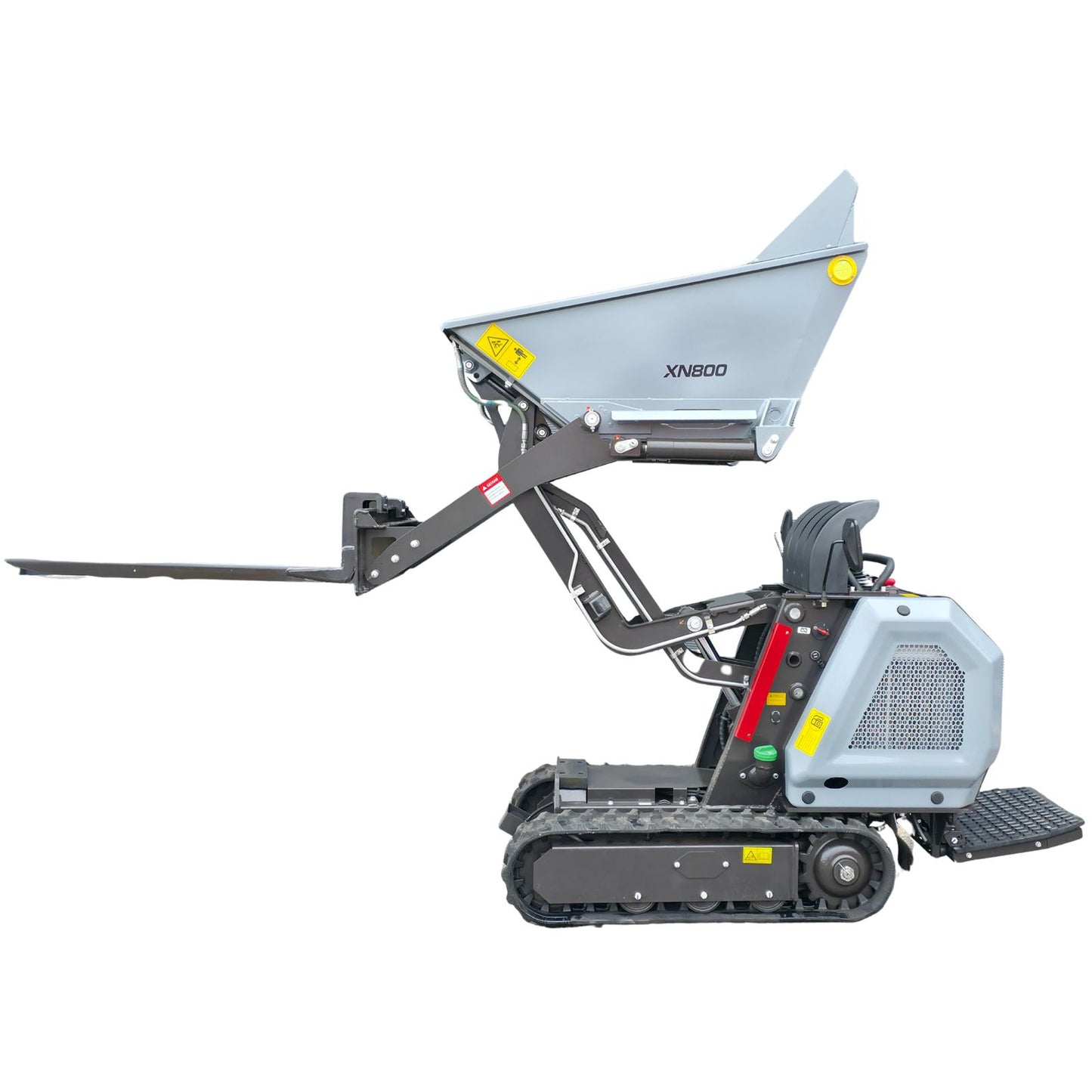Mini Dumper XN800 Profiline mit Raupenantrieb - 14 PS mit Hochentladung | Kubota - Motor